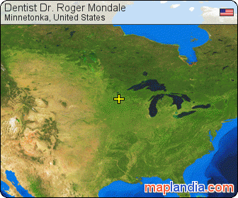 Dentist Dr. Roger Mondale satellite map
