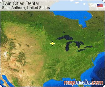 Twin Cities Dental satellite map