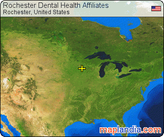Rochester Dental Health Affiliates satellite map