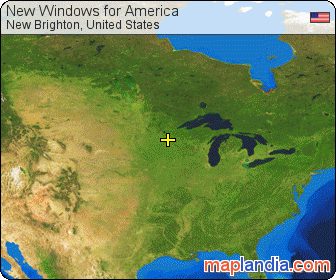 New Windows for America satellite map