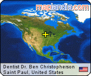 Dentist Dr. Ben Christopherson satellite map