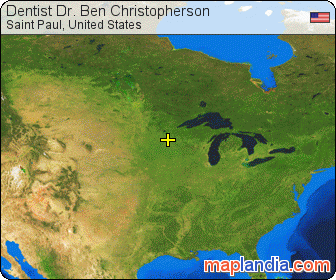 Dentist Dr. Ben Christopherson satellite map