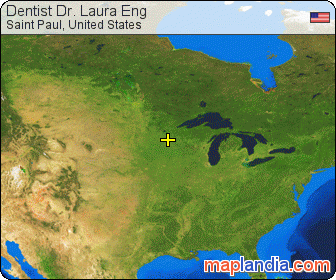 Dentist Dr. Laura Eng satellite map