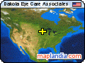 Dakota Eye Care Associates satellite map