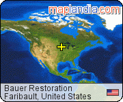 Bauer Restoration satellite map