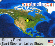 Sentry Bank satellite map