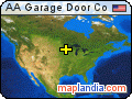 AA Garage Door Co satellite map