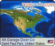 AA Garage Door Co satellite map