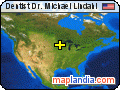 Dentist Dr. Michael Lindahl satellite map