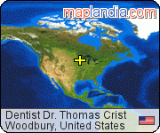 Dentist Dr. Thomas Crist satellite map