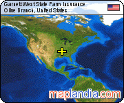 Garnett West State Farm Insurance satellite map