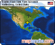 Bradley Black State Farm Insurance satellite map