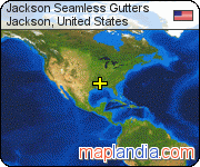 Jackson Seamless Gutters satellite map