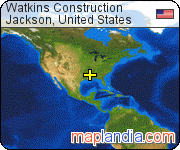 Watkins Construction satellite map