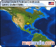 Central Sunbelt Federal Credit Unio satellite map