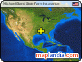Michael Bland State Farm Insurance satellite map