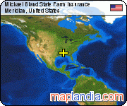 Michael Bland State Farm Insurance satellite map