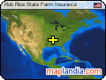 Rob Rice State Farm Insurance satellite map