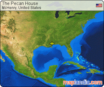 The Pecan House satellite map