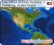 Law Office of Dean Andrews Jr. satellite map