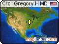 Croll Gregory H MD satellite map