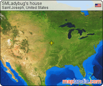 SMLadybug's house satellite map