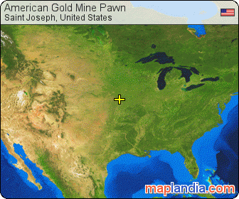 American Gold Mine Pawn satellite map