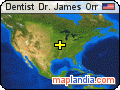 Dentist Dr. James Orr satellite map