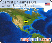 Dentist Dr. James Orr satellite map