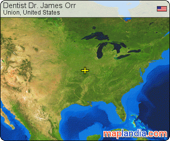 Dentist Dr. James Orr satellite map