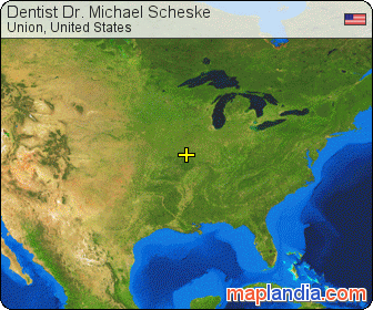 Dentist Dr. Michael Scheske satellite map