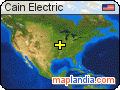 Cain Electric satellite map