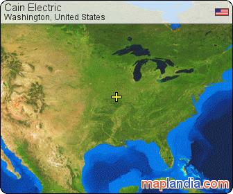 Cain Electric satellite map