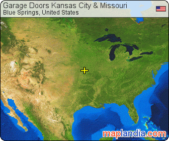 Garage Doors Kansas City & Missouri satellite map