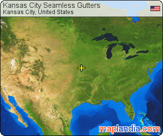Kansas City Seamless Gutters satellite map