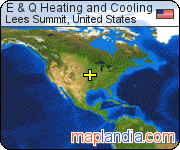 E & Q Heating and Cooling satellite map