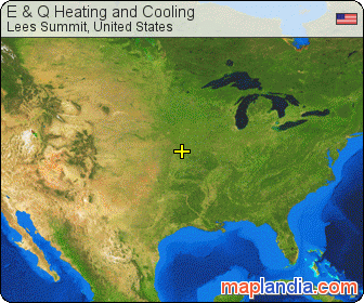 E & Q Heating and Cooling satellite map