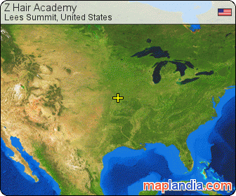 Z Hair Academy satellite map