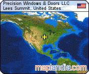 Precision Windows & Doors LLC satellite map