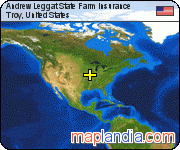 Andrew Leggat State Farm Insurance satellite map