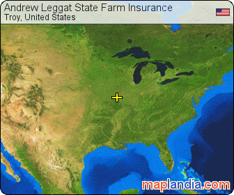 Andrew Leggat State Farm Insurance satellite map