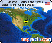 STL Creative Coatings and Wraps satellite map