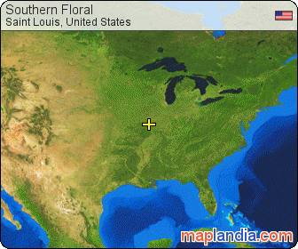Southern Floral satellite map