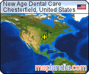 New Age Dental Care satellite map