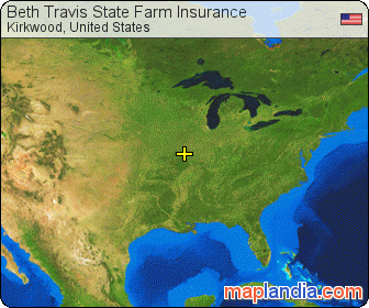 Beth Travis State Farm Insurance satellite map