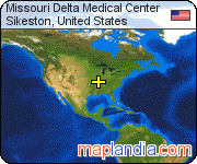 Missouri Delta Medical Center satellite map