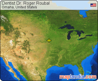 Dentist Dr. Roger Roubal satellite map