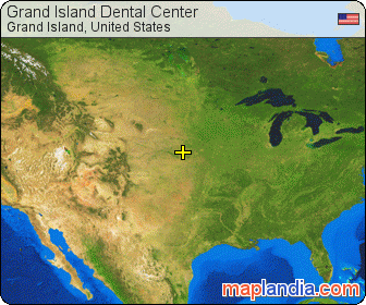 Grand Island Dental Center satellite map