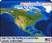 Over The Top Roofing & Construction satellite map