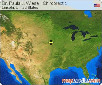 Dr. Paula J. Wiese - Chiropractic satellite map